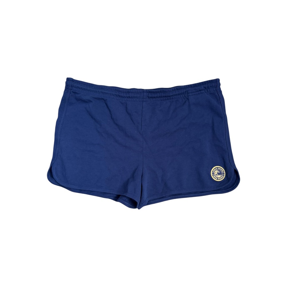 Patagonia Women's GPIW Crest Organic Cotton Sweat Shorts Navy Blue 26065 XL NEW‎